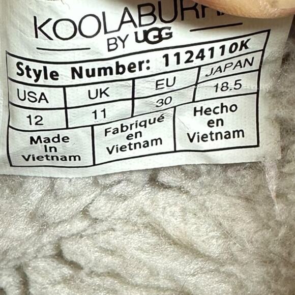 Koolaburra by UGG Pink Girls Youth Sheepskin Snow Boots Size 12 Winter 1124110K - Picture 5 of 7